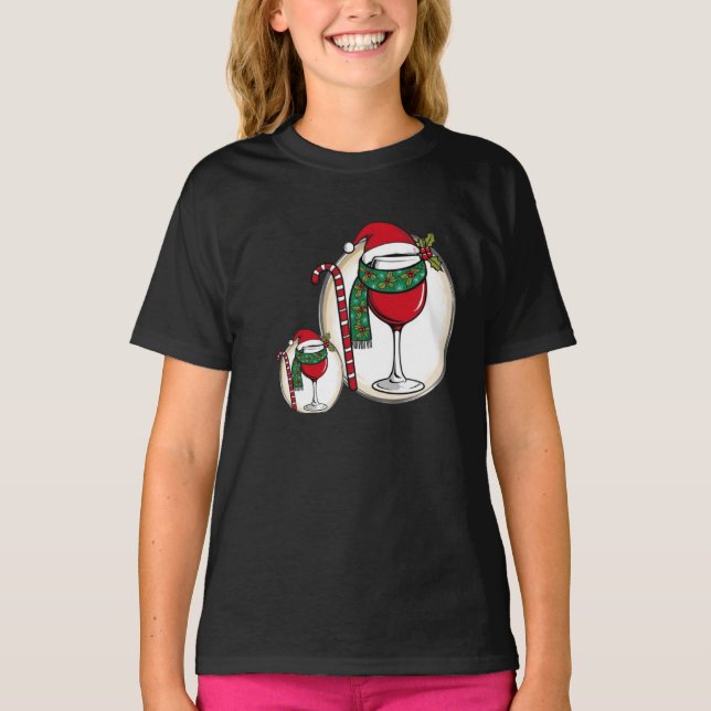 Weihnachtsglas T-Shirt (Vorderseite)