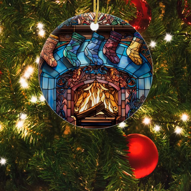 Weihnachtsgläser für Strumpf Keramik Ornament (Von Creator hochgeladen)