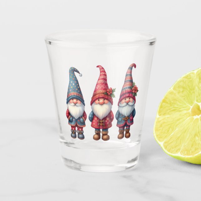 Weihnachtsgläser Trio Shot Glass Schnapsglas (Vorderseite)