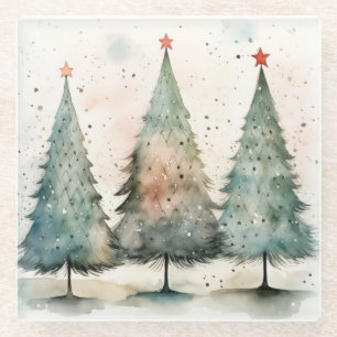 Weihnachtsgläser, Weihnachtsbaum-Untersetzer, Glasuntersetzer