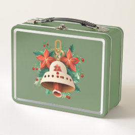 Weihnachtsglocke Metall Brotdose