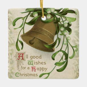 Weihnachtsglocke (Mistletoe) Wilder Wille zu den M Keramikornament