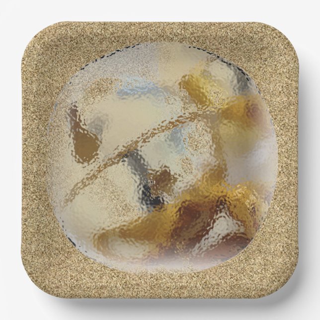 Weihnachtsglocke Pappteller (Vorderseite)