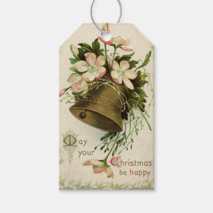 Weihnachtsglocke (Rosa Floral) im Jahrgang 2009 - Geschenkanhänger