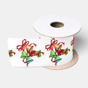 Weihnachtsglocke Satinband
