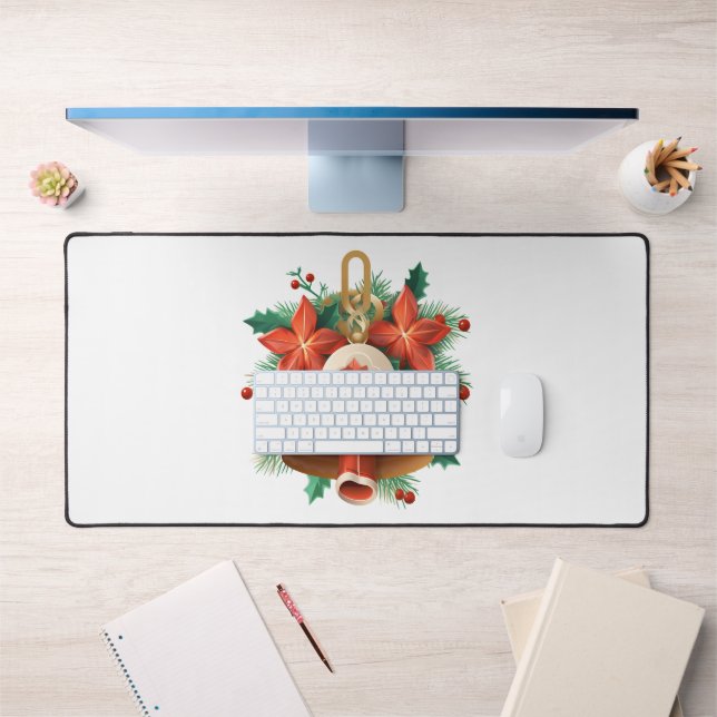 Weihnachtsglocke Schreibtischunterlage (Büro 1)