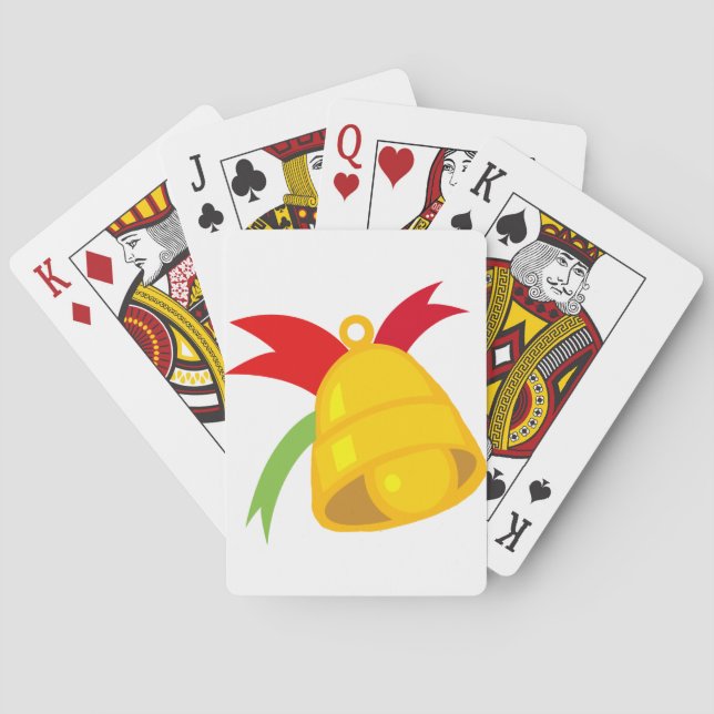 Weihnachtsglocke Spielkarten (Rückseite)