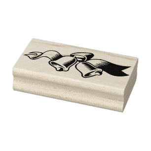Weihnachtsglocken Briefmarke Gummistempel