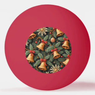 Weihnachtsglocken, Dekoratives Weihnachtsmuster, Tischtennisball