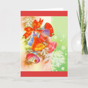 Weihnachtsglocken Feiertagskarte