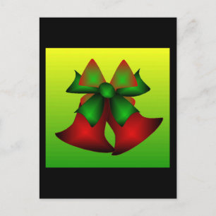 Weihnachtsglocken Feiertagspostkarte