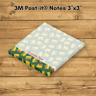 Weihnachtsglocken-Muster Post-it Klebezettel