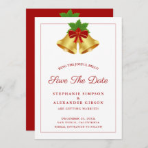 Weihnachtsglocken Red Berries Hochzeit