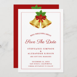 Weihnachtsglocken Red Berries Hochzeit Save The Date