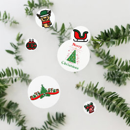 Weihnachtsglocken Tree Gifts Table Confetti Konfetti