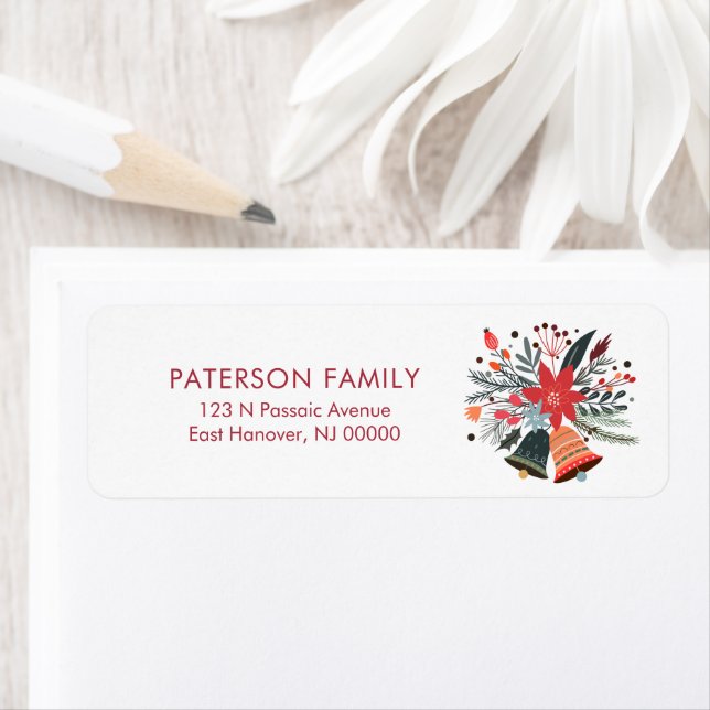 Weihnachtsglocken und Blume (Insitu)