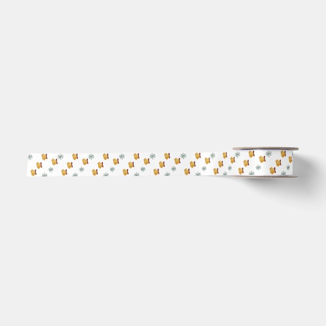 Weihnachtsglockenband Satinband (Vorderseite)