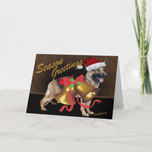 Weihnachtsglockenkarte Feiertagskarte