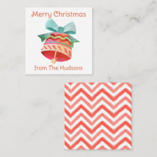 Weihnachtsglockenkarte Mitteilungskarte