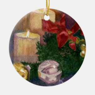 Weihnachtsglühen Keramik Ornament