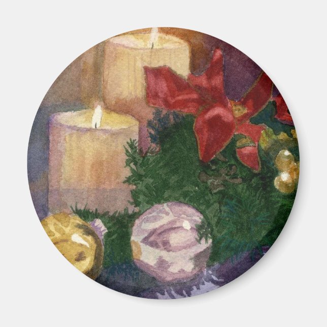 Weihnachtsglühen Magnet (Vorne)