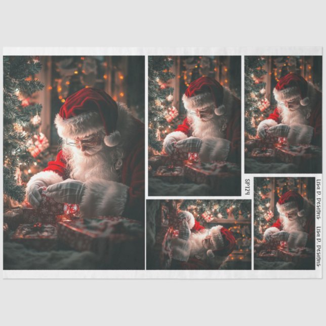 Weihnachtsglühen Seidenpapier (Vorderseite)