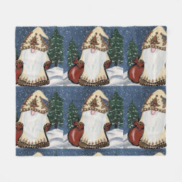 WeihnachtsGNOME Fleecedecke