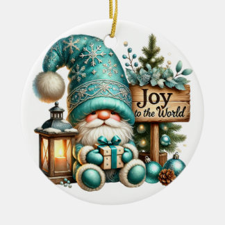 Weihnachtsgnome gemütlich Weihnachten gemütliche G Keramik Ornament