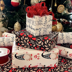 Weihnachtsgnome Geschenkpapier Set