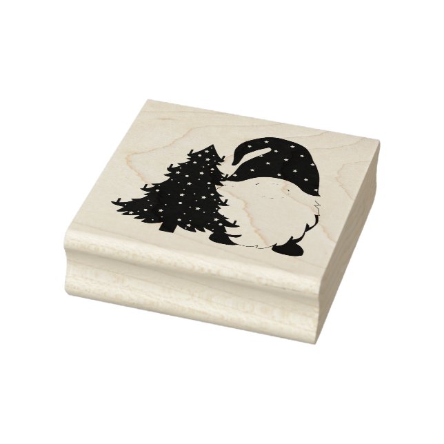 Weihnachtsgnome Gummistempel (Stempel)