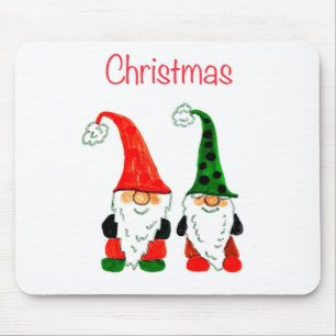 Weihnachtsgnome Mousepad