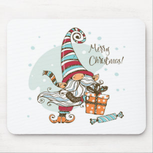 Weihnachtsgnome Mousepad