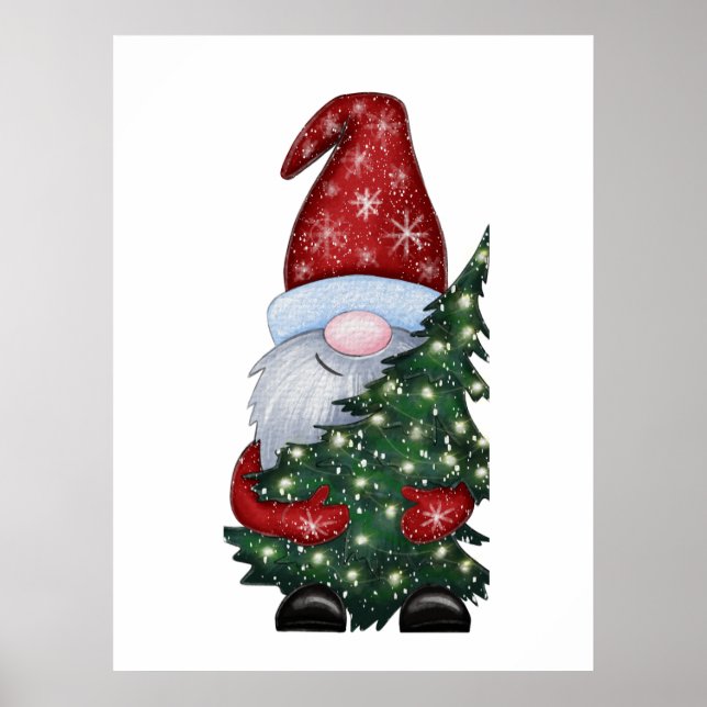 Weihnachtsgnome Poster (Vorne)
