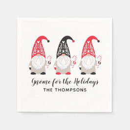 Weihnachtsgnome Serviette