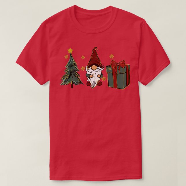 Weihnachtsgnome T-Shirt (Design vorne)