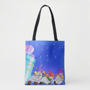 Weihnachtsgnome-Tote-Tasche