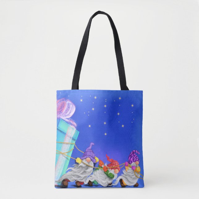 Weihnachtsgnome-Tote-Tasche (Vorderseite)