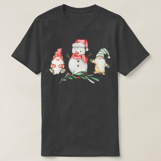 Weihnachtsgnomen (18) T-Shirt (Design vorne)