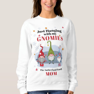 Weihnachtsgnomes Familienpassende Mama Sweatshirt