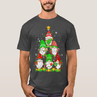 Weihnachtsgnomes Funny Family Pajamas Gnome Christ T-Shirt