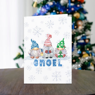 Weihnachtsgnomes GNOEL Gruß Feiertagskarte