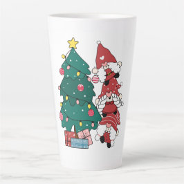 Weihnachtsgnomes Latte Tasse