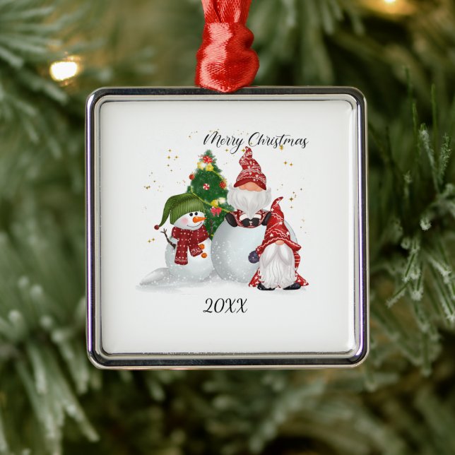 Weihnachtsgnomes Ornament Aus Metall (Baum)