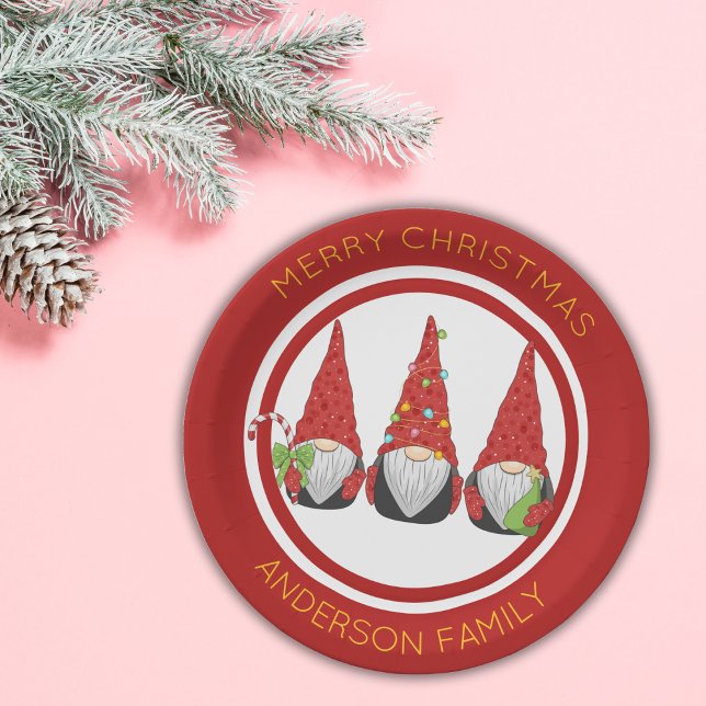 Weihnachtsgnomes Pappteller (Von Creator hochgeladen)