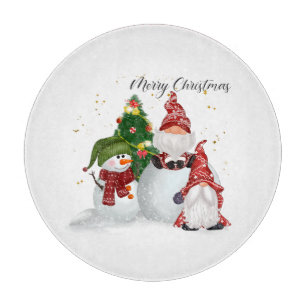 Weihnachtsgnomes Schneidebrett