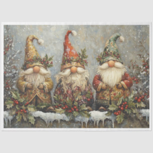 Weihnachtsgnomes Seidenpapier