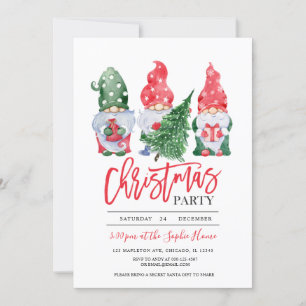 Weihnachtsgnomes Weihnachtsfest Party Einladung