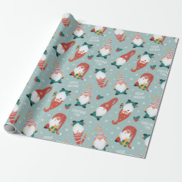 Weihnachtsgnomes Wrapping Paper Geschenkpapier