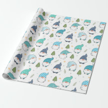 Weihnachtsgnomes Wrapping Paper