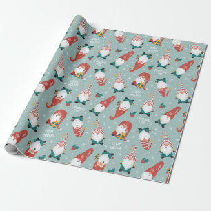 Weihnachtsgnomes Wrapping Paper Geschenkpapier